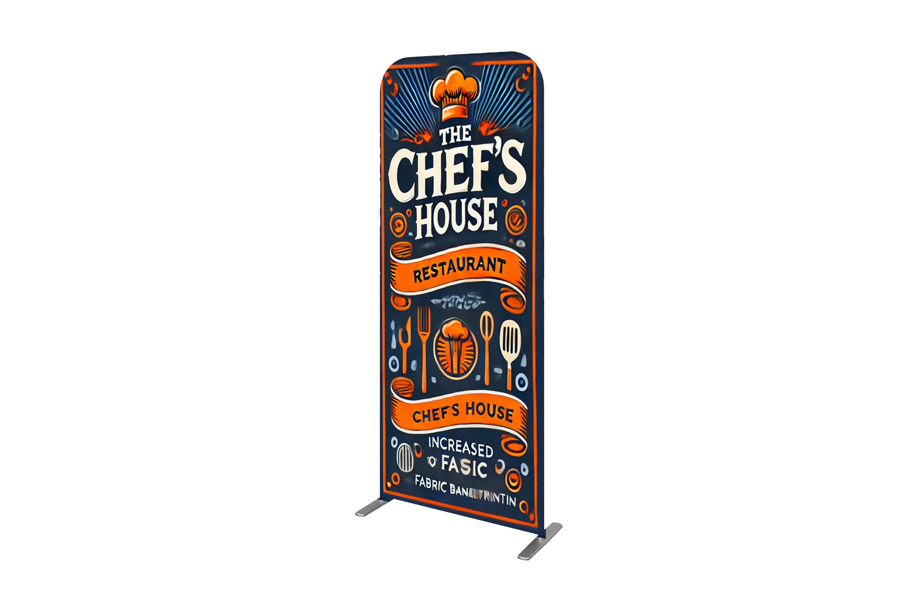 36" x 90"  Double Sided Tension Fabric Stand